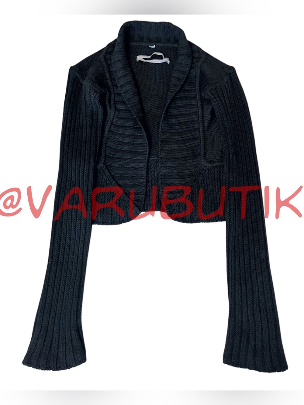 rick owens fw03 “trucker” runway triangle cardigan size 40 (s-m)
